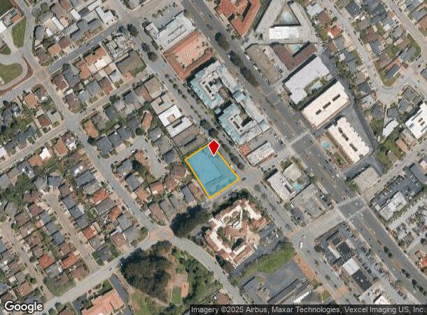  1301 Broadway, Millbrae, CA Parcel Map