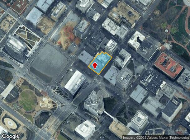  838 E Cary St, Richmond, VA Parcel Map