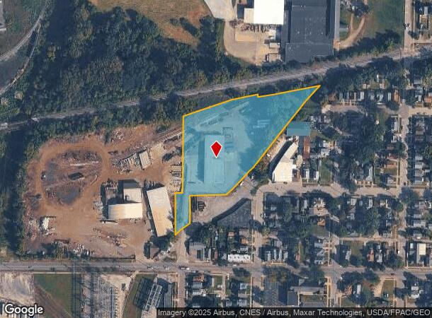 691 W Hopocan Ave, Barberton, OH Parcel Map