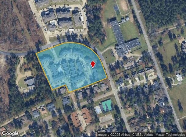 300 Champions Dr, Lufkin, TX Parcel Map