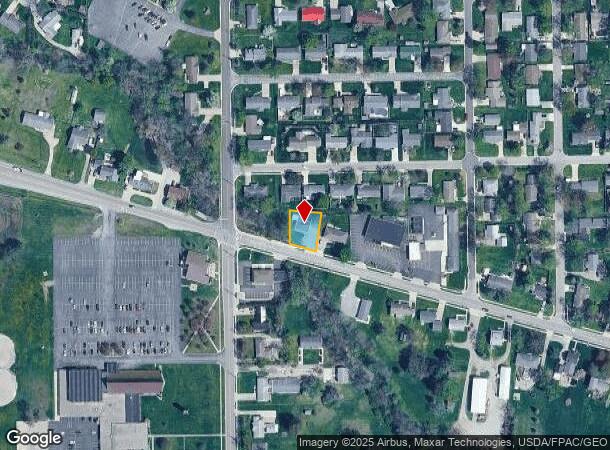  1328 Woodlawn Ave, Napoleon, OH Parcel Map