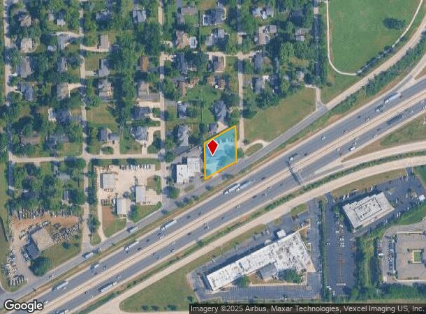 256 N Frontage Rd, Burr Ridge, IL Parcel Map