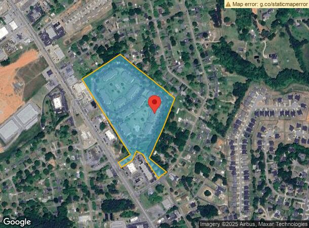  1101 Dornoch Dr, Boiling Springs, SC Parcel Map