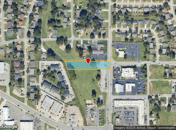 100 N Elm St, Jenks, OK Parcel Map
