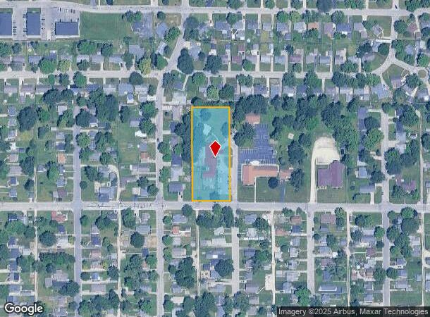 1600 W Cowing Dr, Muncie, IN Parcel Map