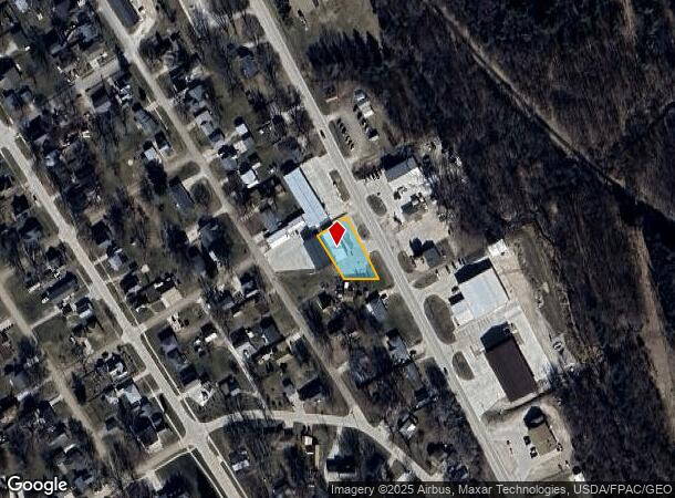 207 Franklin St, Center Point, IA Parcel Map