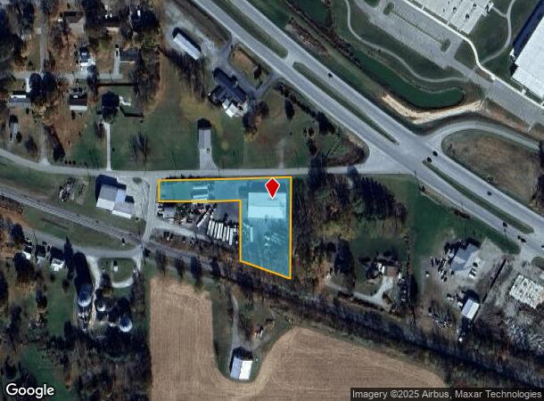 618 E Mill St, Pierceton, IN Parcel Map