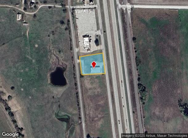 801 N Frontage Rd, Valley View, TX Parcel Map