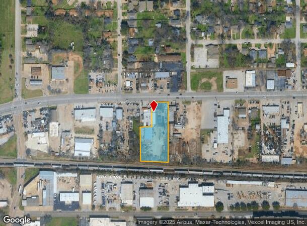 1010 W Division St, Arlington, TX Parcel Map