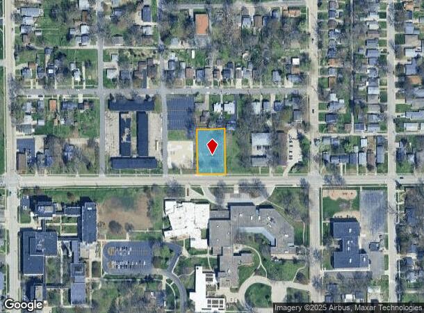  1251 W Washington St, Springfield, IL Parcel Map