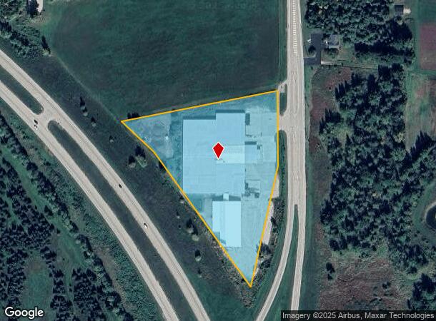  1101 S Pine St, Weyauwega, WI Parcel Map