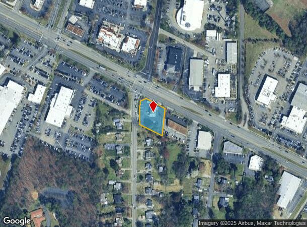  8821 W Broad St, Henrico, VA Parcel Map