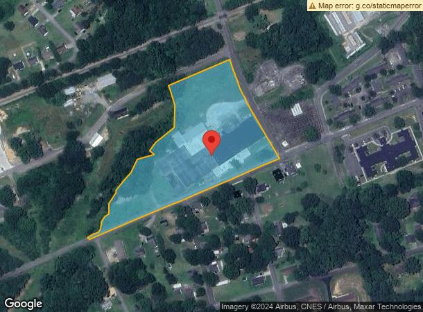  600 W Academy St, Cherryville, NC Parcel Map