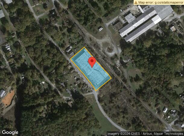  249 Peachtree St, Toccoa, GA Parcel Map