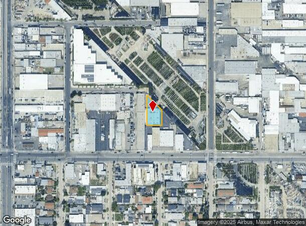 11605 1/2 Vanowen St, North Hollywood, CA Parcel Map