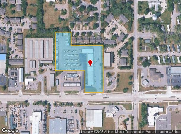 1548 E 23Rd St, Lawrence, KS Parcel Map