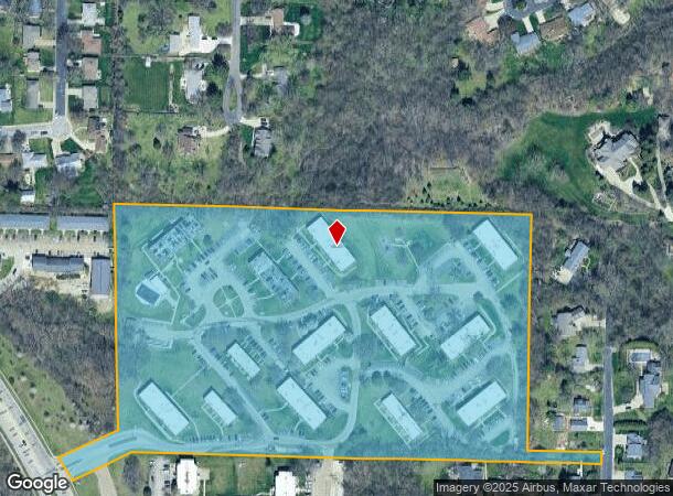 6516 N University St, Peoria, IL Parcel Map