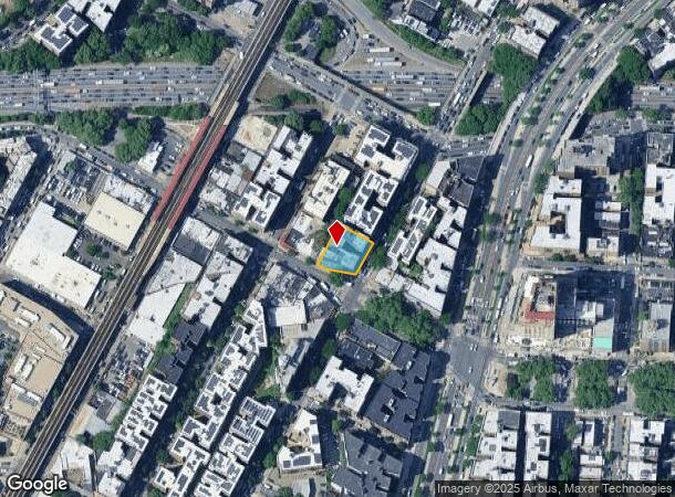 1605 Walton Ave, Bronx, NY Parcel Map
