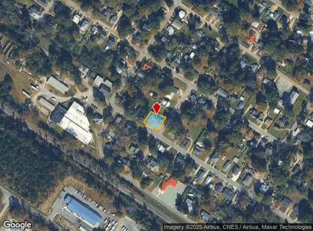  7 N Church St, Selma, NC Parcel Map