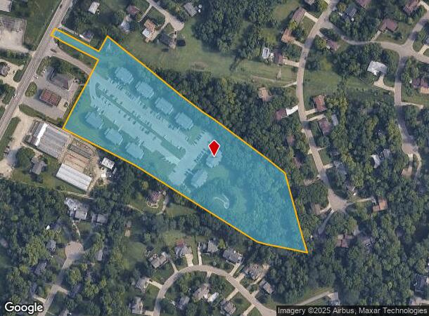  9858 Cincinnati Columbus Rd, Cincinnati, OH Parcel Map