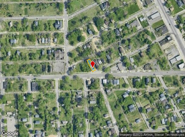  354 Moss St, Highland Park, MI Parcel Map