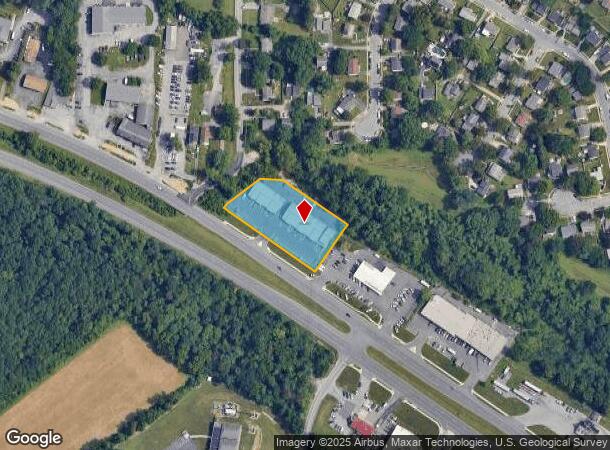  1517 W Patrick St, Frederick, MD Parcel Map