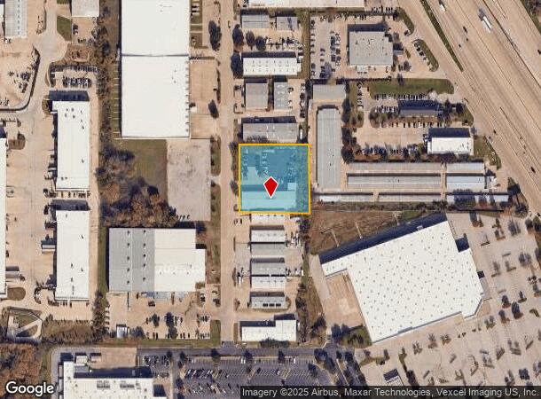 609 Industrial Blvd, Grapevine, TX Parcel Map