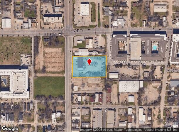  2816 Sylvan Ave, Dallas, TX Parcel Map