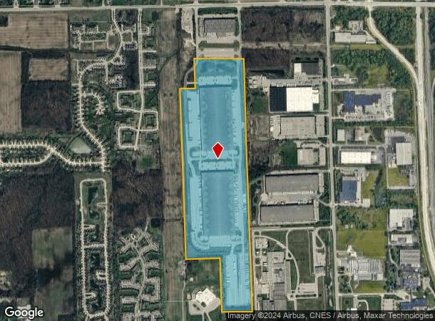  41873 Ecorse Rd, Van Buren Township, MI Parcel Map