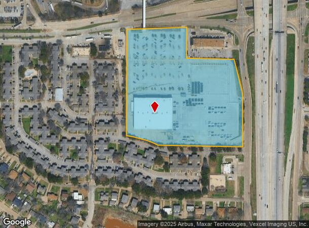 2540 E Abram St, Arlington, TX Parcel Map