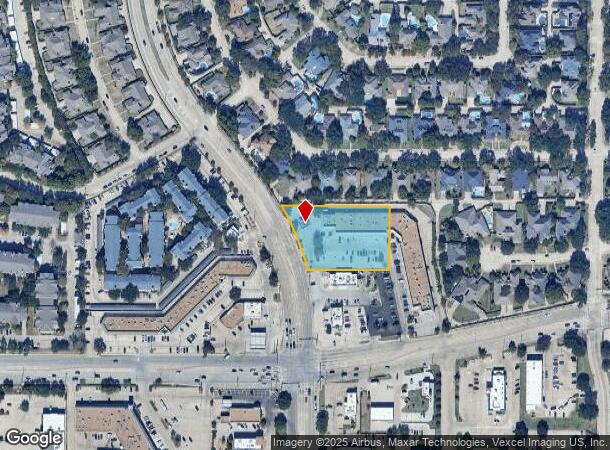  17610 Midway Rd, Dallas, TX Parcel Map