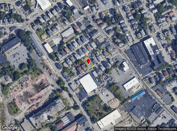  207 Cross St, Central Falls, RI Parcel Map