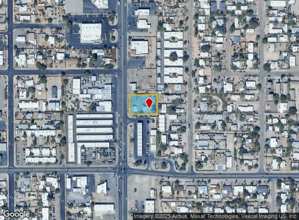 2844 N 1St Ave, Tucson, AZ Parcel Map