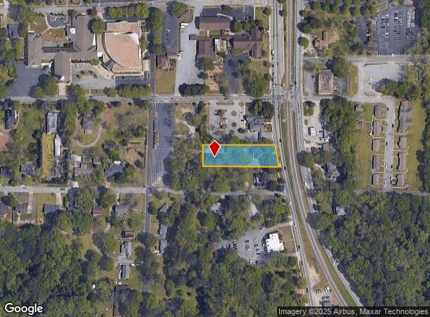  158 S Main St, Jonesboro, GA Parcel Map