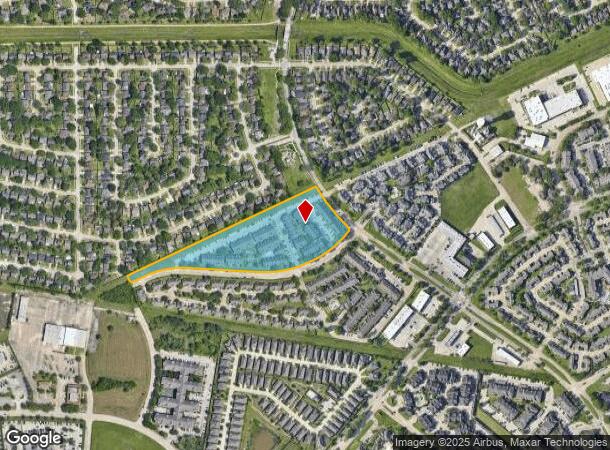 11910 Thoroughbred Dr, Houston, TX Parcel Map