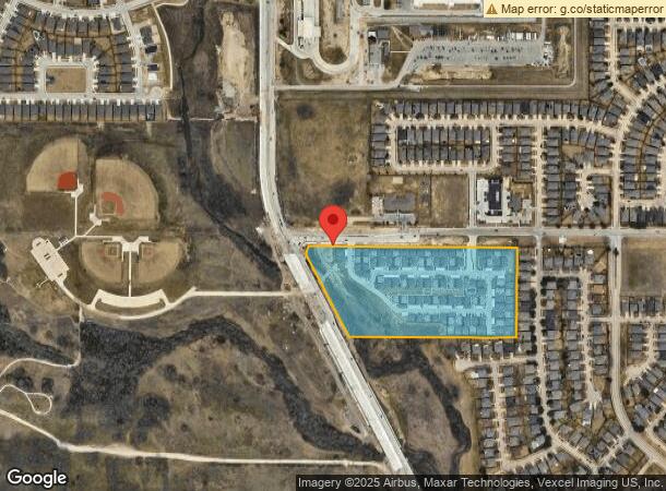  1000 E Harmon Rd, Fort Worth, TX Parcel Map