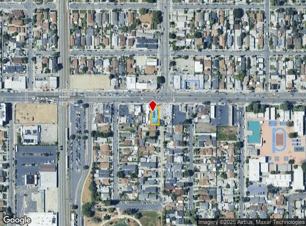  1750 E Florence Ave, Los Angeles, CA Parcel Map