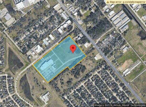  555 W Walker St, League City, TX Parcel Map