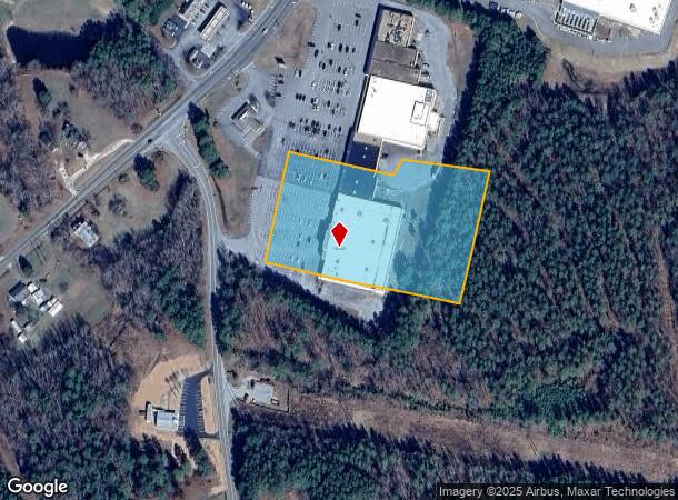  1553 S Main St, Blackstone, VA Parcel Map