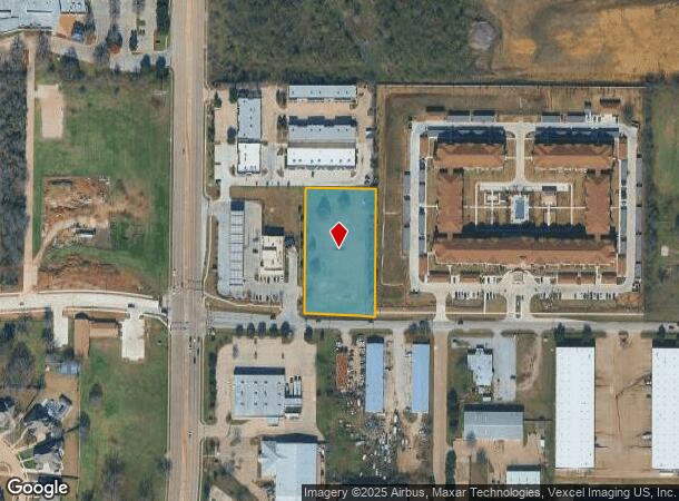 1211 W Harris St, Arlington, TX Parcel Map