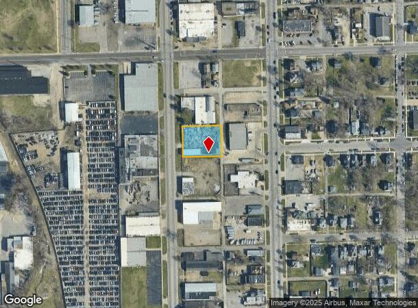  1626 S Main St, South Bend, IN Parcel Map