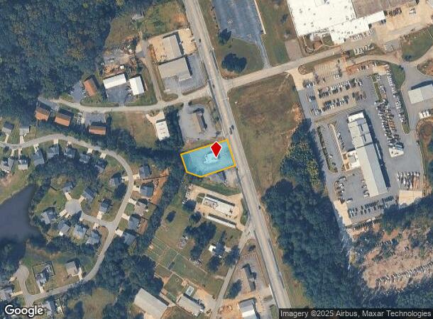  1417 Pearman Dairy Rd, Anderson, SC Parcel Map