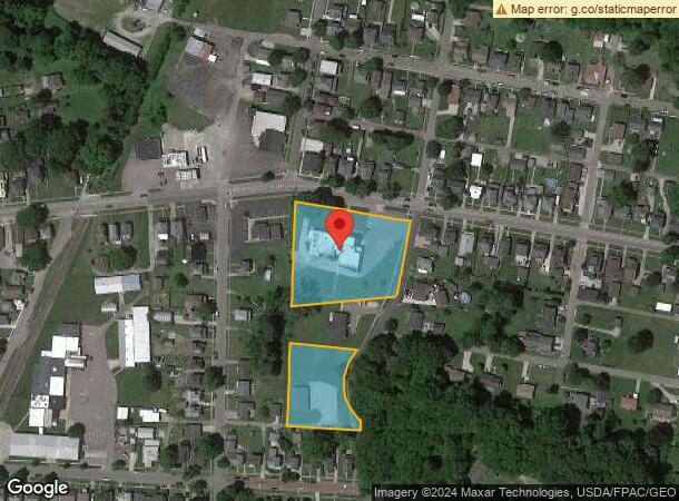  1517 Chestnut St, Coshocton, OH Parcel Map