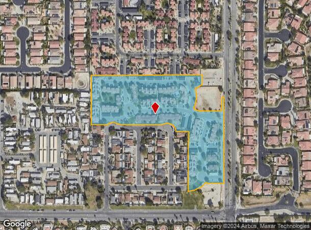  3401 N Sunrise Way, Palm Springs, CA Parcel Map