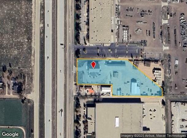  9536 E I25 Frontage Rd, Longmont, CO Parcel Map