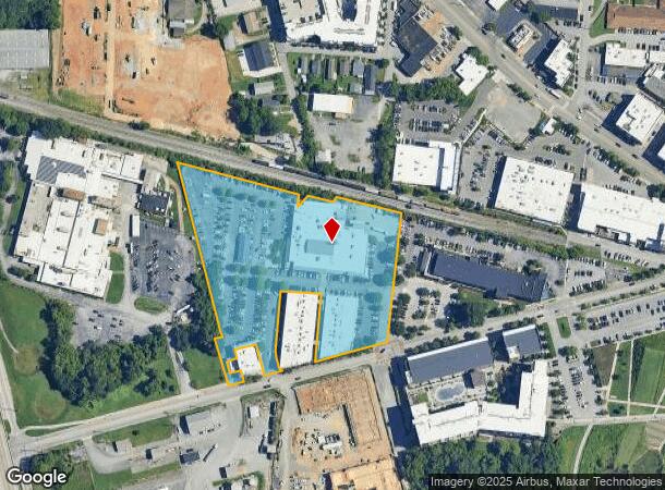  301 Manufacturers Rd, Chattanooga, TN Parcel Map