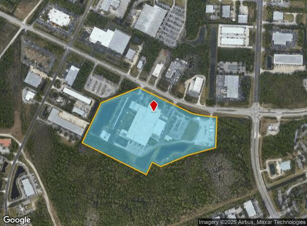  1845 Mason Ave, Daytona Beach, FL Parcel Map