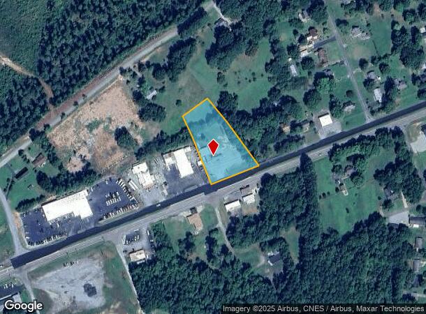 7599 Highway Fifty Eight, Clarksville, VA Parcel Map