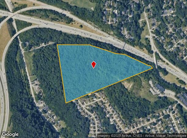  Rosslyn Rd, Carnegie, PA Parcel Map