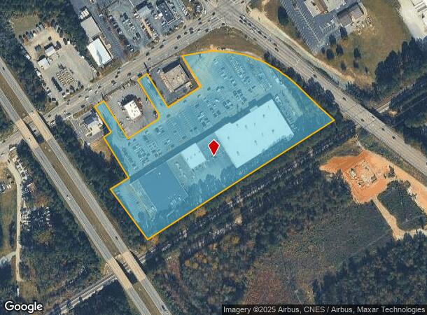 1407 S Pollock St, Smithfield, NC Parcel Map